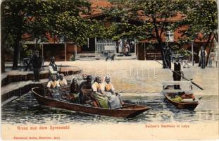 1907 Spreewald, Buchans Gasthaus in Leipe / inn, restaurant (EK)