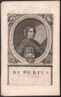 Johann Salver (cca 1670-1738): 5 db német nemeseket, bárókat, hercegeket ábrázoló rézmetszet, XVIII....