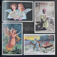 Karácsony Régi Képeslapokon. Terra - Kossuth Nyomda. 1986. - Nagy alakú album rengeteg színes képpel...