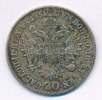 Ausztria 1831A 20kr Ag "I. Ferenc" T:2- patina, karc
Austria 1831A 20 Kreuzer Ag "Fr...