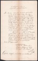 1861 Buda, a Budai Csizmadia Céh igazolása a Ráczkevi (Ráckevei) Csizmadia Céh privilégiumainak megerősítéséről, korabeli, hiteles másolat