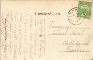 1910 Féltorony, Halbturn; Schloss Erzherzog Friedrich / kastély / castle (EK)