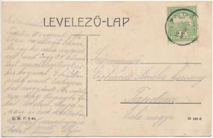 Lajtakáta, Gata, Gattendorf; Ringbauer vegyeskereskedése, üzlet, templom, iskola, Kozary vendéglője ...