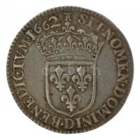 Franciaország 1662A/D 1/12E Ag "XIV. Lajos" (2,27g) T:1-,2
France 1662A/D 1/12 Ecu Ag &qu...