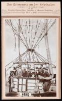 cca 1900 Léghajó emlék fotó keményhátú kabinetfotó 20x12 cm