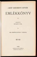 Gróf Széchenyi István Emlékkönyv. Szerk.: Nyesti Pál. Bp., 1909, Anglo-nyomda, 1 t.+144 p. Kiadói, f...
