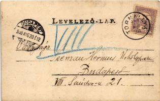 1900 Sajókirályi, Királyi, Králik (Tornalja, Tornala); Moesz Géza államügyész portréja és levele See...