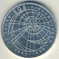NSZK 1999J 10M Ag "SOS-Gyermekfalu" T:1