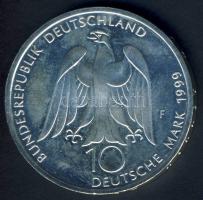 NSZK 1999F 10M Ag "Goethe" T:1