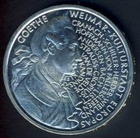 NSZK 1999F 10M Ag "Goethe" T:1