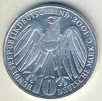 NSZK 2001G 10M Ag "50 éves az Alkotmánybíróság" T:1