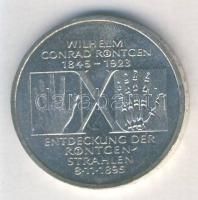 NSZK 1995D 10M Ag "W. C. Röntgen" T:1