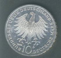 NSZK 1992D 10M Ag "Pour le Mérite" T:1