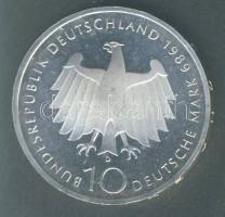NSZK 1989D 10M Ag "Bonn" T:1