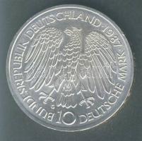 NSZK 1987G 10M Ag "Európai Közösség" T:1