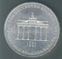 NSZK 1991A 10M Ag "Brandenburgi kapu" T:1