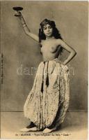Algérie. Types Indigenes. La Belle Zinah / half-naked Algerian woman