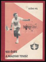 Szőke Pál: 100 éves a magyar tenisz. Bp., 1980, OTSH Gazdasági Igazgatósága. Átkötött egészvászon-kötésben. Megjelent 2200 példányban. A szerző által DEDIKÁLT példány.