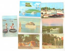 Balaton - Kb. 70 db MODERN magyar retro képeslap sok vitorlásos / Balaton - Cca. 70 modern Hungarian postcards with sailing ships