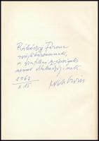 Tóth Ervin: Mata János fametszetei. Rákóczy Ferencnek szóló személyes dedikációval Debrecen, 1962, T...