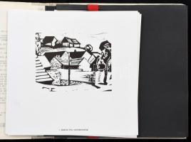 1970 Magyar Kisgrafika. Bp., Kisgrafika Barátok Köre, 8 sztl. lev. +37 t. Gyulai Líviusz, Kass János...