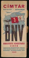 1948 BNV címtár. Kiadói papírkötésben