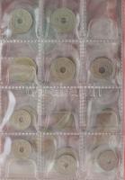 Franciaország 1854-1951. 31db-os érme tétel, kisalakú berakóban T:vegyes France 1854-1951. 31pcs of coins lot in small size binder C:mixed