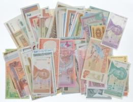 144db-os külföldi bankjegyből álló tétel T:I-II 144pcs foreign banknote lot C:UNC-XF