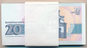 Bulgária 1991. 20L (73x) sorszámkövető, eredeti banki kötegelővel T:I
Bulgaria 1991. 20 Leva (73x) ...