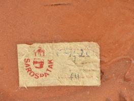 Sárospataki kézműves műhely cserépedényei, 6 db, sérüléssel