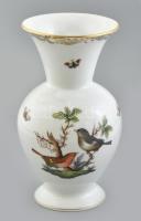 Herendi Rotschild mintás porcelán váza. Kézzel festett, jelzett, hibátlan. 20 cm