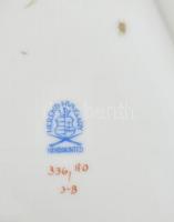 Herendi Rotschild mintás porcelán füles kínáló dombornyomott rózsával. Kézzel festett, jelzett, hibá...