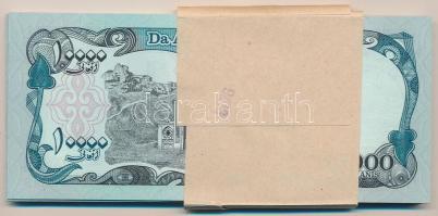 Afganisztán 1991. 10000A (54x) kötegelővel, sorszámkövetők T:I,I- Afghanistan 1991. 10.000 Afghanis ...