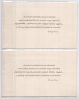 2000. 2000Ft "Millenium" (5x) "MM 0146161 - 0146165" sorszámkövetők. Mind eredet...