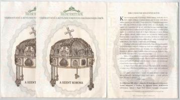 2000. 2000Ft "Millenium" (5x) "MM 0146161 - 0146165" sorszámkövetők. Mind eredet...