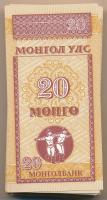 Mongólia 1993. 20M (100x) sorszámkövetők T:I Mongolia 1993. 20 Mongo (100x) consecutive serials C:UNC Krause KM#50