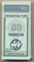 Mongólia 1993. 50M (100x) közte sorszámkövetők T:I Mongolia 1993. 50 Mongo (100x) within consecutive serials C:UNC Krause KM#51