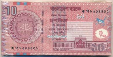 Banglades 2007. 10T (50x) sorszámkövető T:I,I- Bangladesh 2007. 10 Taka (50x) consecutive serials C:UNC,AU Krause P#39Ac