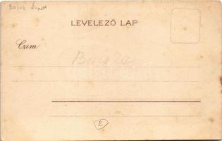 II. Rákóczi Ferenc (1676-1735) Szecessziós művészlap magyar címerrel. Blau József kiadása / Francis ...