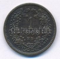 1868KB 1kr Cu "Angyalos címer" T:2- 
Hungary 1868KB 1 Kreuzer Cu "Coat of Arms with ...