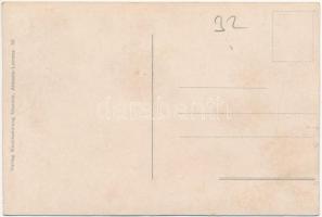 Lovran, Lovrana; K.u.K. Kriegsmarine Torpedoboot im Hafen / Austro-Hungarian Navy torpedo boat at th...