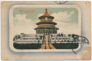 1914 Beijing, Peking; Temple of Heaven / Himmelstempel (wet damage)