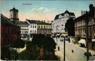 1916 Przemysl, street view, shops (EB)
