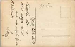 1914 Budapest, osztrák-magyar katonák "indulás előtt az osztrák-magyar-német-szerb-orosz-angol-...