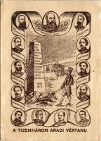 Tizenhárom aradi vértanú / Hungarian Revolution of 1848. The 13 martyrs of Arad (r)