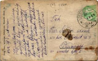 1912 Debrecen, Első Magyar Gazdasági Gépgyár rt. Budapest Malom szerelői és Erzsébet malom alkalmazo...