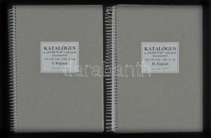Katalógus az "Első napi" bélyegzők lenyomatairól 1947. III. 5-től - 1983.X.7-ig. 2 kötet, fűzve / FDC specialised handbook