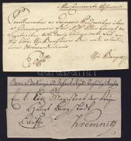 1790-1837 5 db bélyeg előtti levél