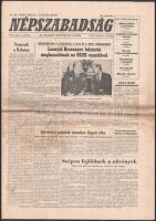 1978 Népszabadság XXXVI. évf. 105. sz., 1978. máj. 6., a címlapon Leonyid Brezsnyev és Helmut Schmidt, 12 p., kissé foltos
