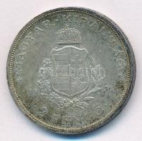 1936. 2P Ag "Liszt" T:2 patina Adamo P7.3
